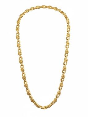 Classic Gold Rope Chain Necklace for Women